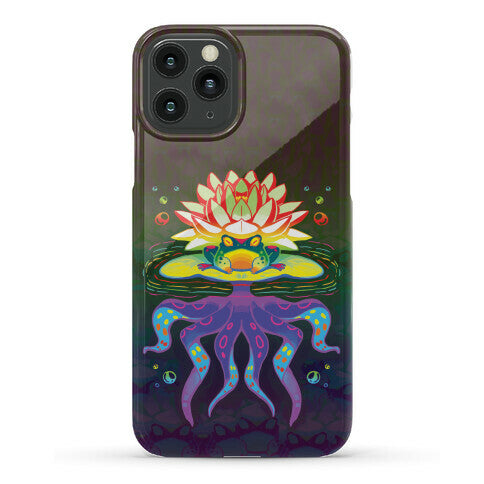 Psychedelic Lily Frog Phone Case